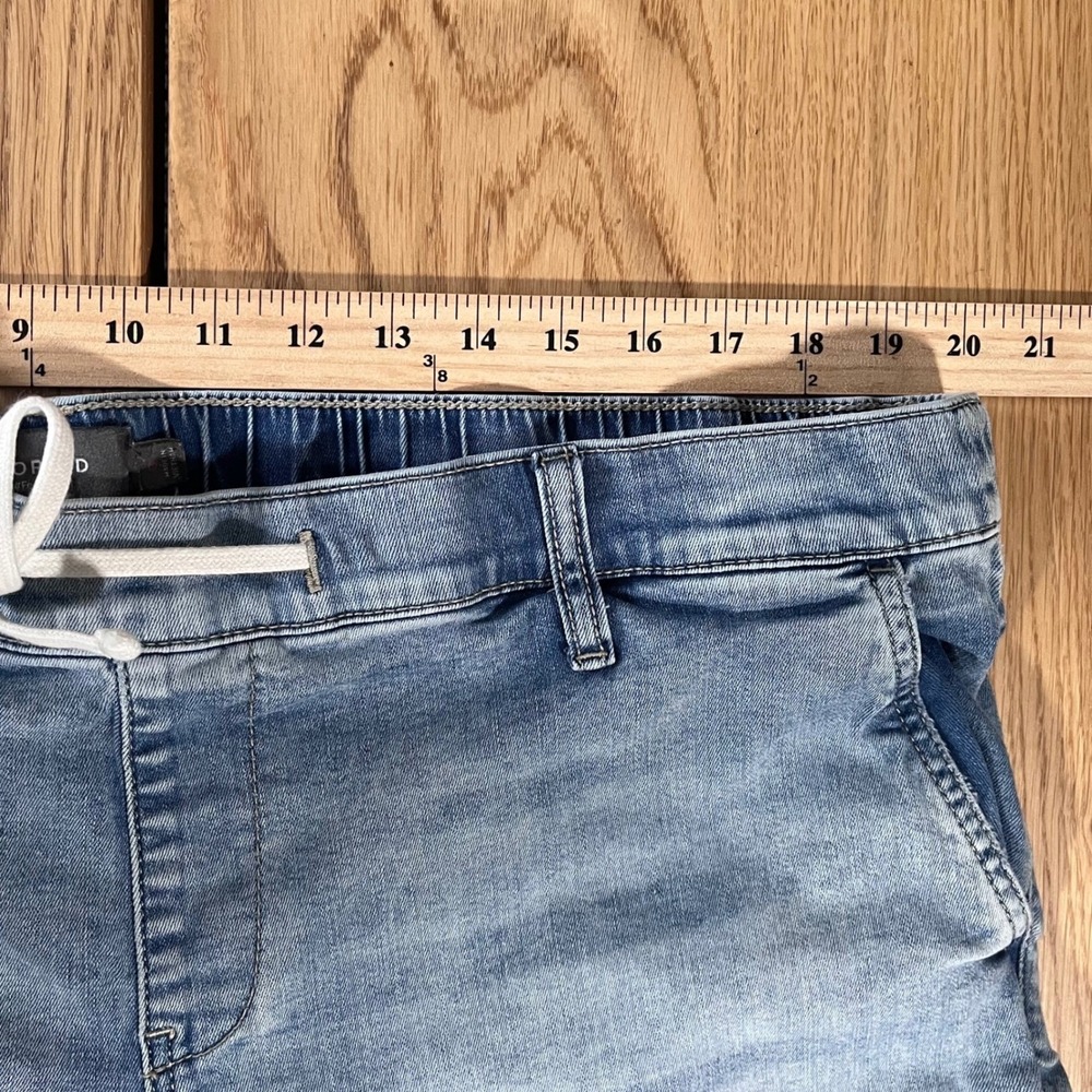 Torrid Weekend Mid-Rise Wide Leg Cropped Jeans 3X Light Blue Denim Casual - Picture 6 of 10